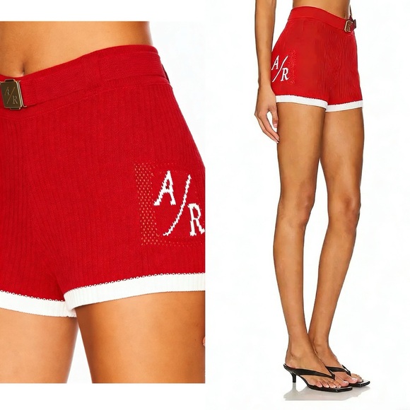 Asta Resort Francie Belted Short Red